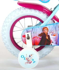 Volare Disney Frozen 2 Kinderfiets - Meisjes - 12 Inch - Blauw/Paars -Professionele Winkel Voor Fietsuitrusting 1013x1200