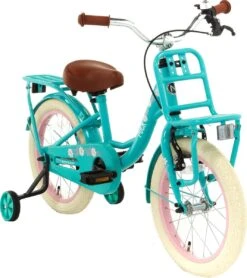 Nogan Puck - Kinderfiets - Meisjesfiets - 12 Inch - Turquoise -Professionele Winkel Voor Fietsuitrusting 1067x1200