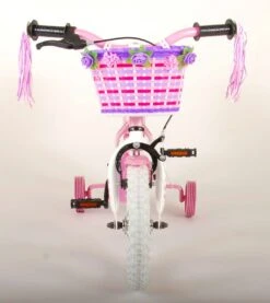 Volare Rose Kinderfiets - 12 Inch - Meisjes - Roze/wit - 95% Afgemonteerd -Professionele Winkel Voor Fietsuitrusting 1069x1200