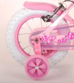 Volare Rose Kinderfiets - Meisjes - 12 Inch - Roze - 2 Handremmen -Professionele Winkel Voor Fietsuitrusting 1071x1200