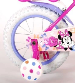 Volare Disney Minnie Cutest Ever! - Kinderfiets - Meisjes - 14 Inch - Roze -Professionele Winkel Voor Fietsuitrusting 1085x1200