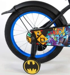 Volare Batman Kinderfiets - Jongens - 16 Inch - Zwart/Blauw - 95% Afgemonteerd -Professionele Winkel Voor Fietsuitrusting 1129x1200