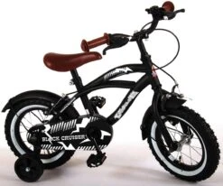 Volare Black Cruiser Kinderfiets - Jongens - 12 Inch - Zwart - 2 Handremmen -Professionele Winkel Voor Fietsuitrusting 1200x1000