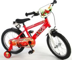 Volare Disney Cars Kinderfiets - Jongens - 16 Inch - Rood -Professionele Winkel Voor Fietsuitrusting 1200x1003