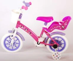 Disney Minnie Cutest Ever! Kinderfiets - Meiden - 12 Inch - Roze - Doortrapper -Professionele Winkel Voor Fietsuitrusting 1200x1008
