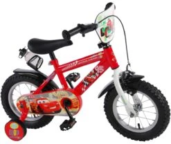 Volare Disney Cars Kinderfiets - Jongens - 12 Inch - Rood -Professionele Winkel Voor Fietsuitrusting 1200x1011