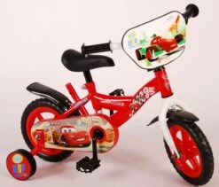 Disney Cars Kinderfiets - Jongens - 10 Inch - Rood - Doortrapper -Professionele Winkel Voor Fietsuitrusting 1200x1023