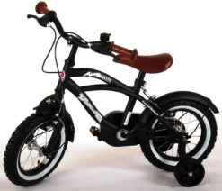 Volare Black Cruiser Kinderfiets - Jongens - 12 Inch - Zwart - 2 Handremmen -Professionele Winkel Voor Fietsuitrusting 1200x1031