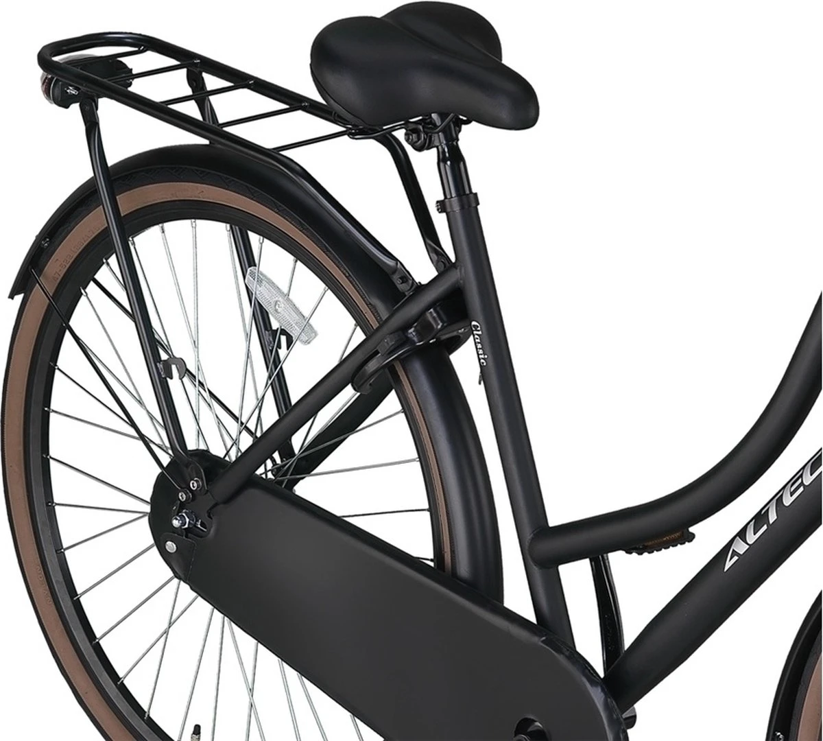 Altec Classic Transportfiets 28 Inch 53cm Zwart 4 Altec Classic Transportfiets 28 Inch 53cm Zwart - Afbeelding 2