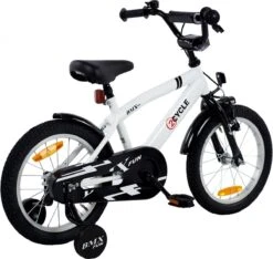 2Cycle BMX-Fun Kinderfiets - 16 Inch - Wit - Jongensfiets -Professionele Winkel Voor Fietsuitrusting 1200x1135