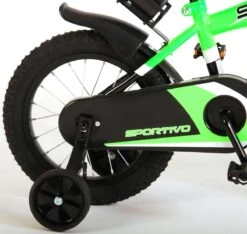 Volare Sportivo Kinderfiets - Jongens - 14 Inch - Neon Groen/Zwart - 95% Afgemonteerd -Professionele Winkel Voor Fietsuitrusting 1200x1137 1
