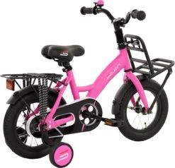 Sajan Kinderfiets - 12 Inch - Mat-Roze - Meisjesfiets -Professionele Winkel Voor Fietsuitrusting 1200x1156
