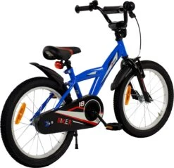 2Cycle Biker Kinderfiets - 18 Inch - Blauw - Jongensfiets -Professionele Winkel Voor Fietsuitrusting 1200x1159