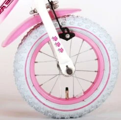 Volare Rose Kinderfiets - Meisjes - 12 Inch - Roze - 2 Handremmen -Professionele Winkel Voor Fietsuitrusting 1200x1191