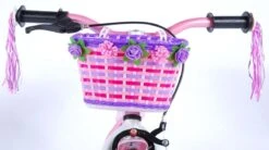 Volare Rose Kinderfiets - Meisjes - 14 Inch - Roze Wit - 95% Afgemonteerd -Professionele Winkel Voor Fietsuitrusting 1200x669