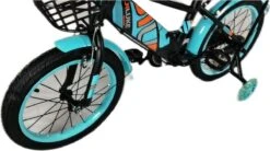 Kinderfiets - 16 Inch Kinderfiets -vanaf 4-7 Jaar Jongens En Meisjes Fietsen - Terugtrap -Rem -Stabilisatoren（2 Zijwieltjes）- Mandje - Achterbank - Groen -Professionele Winkel Voor Fietsuitrusting 1200x672