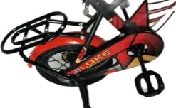 Kinderfiets - 12 Inch Kinderfiets -vanaf 2-4 Jaar Jongens En Meisjes Fietsen - Terugtrap -Rem -Stabilisatoren（2 Zijwieltjes）- Mandje - Achterbank - Rood -Professionele Winkel Voor Fietsuitrusting 1200x739