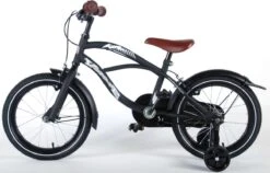 Volare Black Cruiser Kinderfiets - Jongens - 16 Inch - Zwart - 2 Handremmen -Professionele Winkel Voor Fietsuitrusting 1200x768