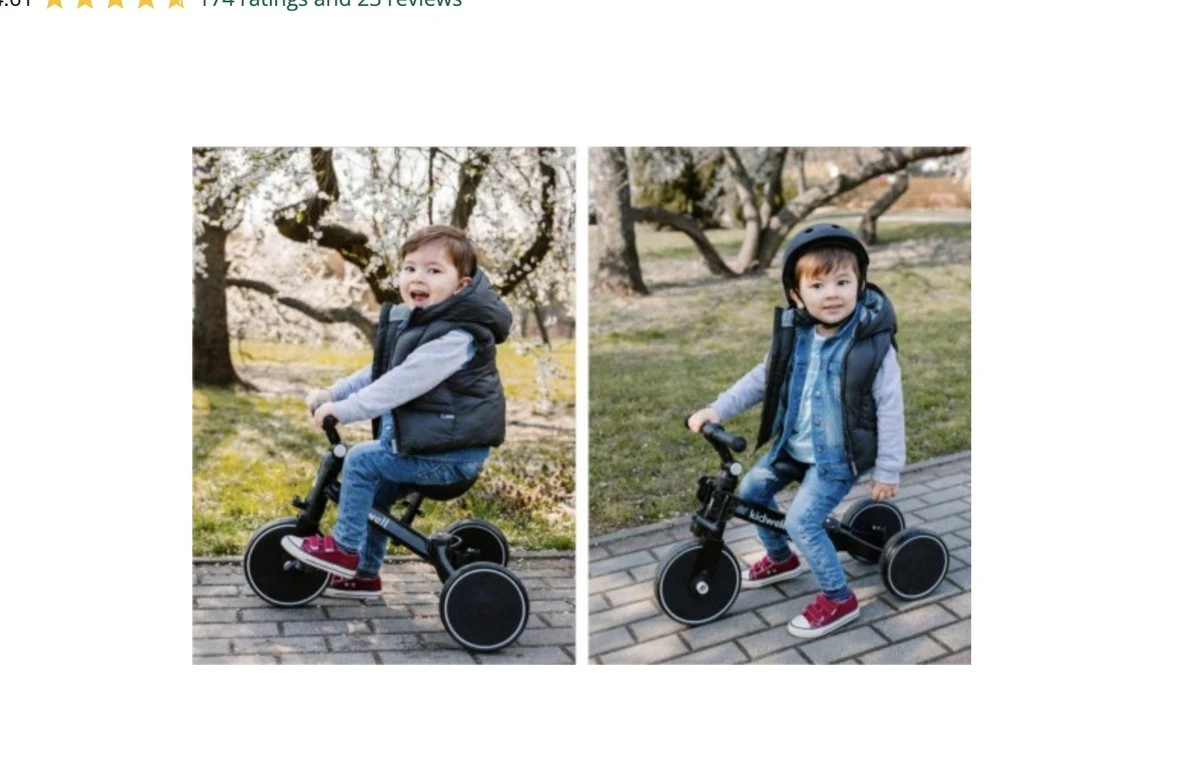 Kidwell Fiets 3 In 1 - Loopfiets - Kinderfiets - Driewieler - Cadeau - Speelgoed 6 Kidwell Fiets 3 In 1 - Loopfiets - Kinderfiets - Driewieler - Cadeau - Speelgoed - Afbeelding 4