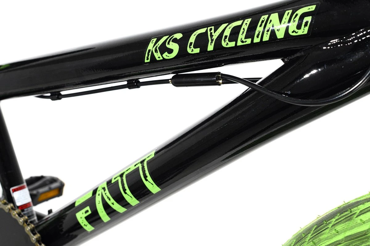 Ks Cycling Fiets BMX Freestyle 20'' Fatt Zwart-groen - 25 Cm 13 Ks Cycling Fiets BMX Freestyle 20'' Fatt Zwart-groen - 25 Cm - Afbeelding 11