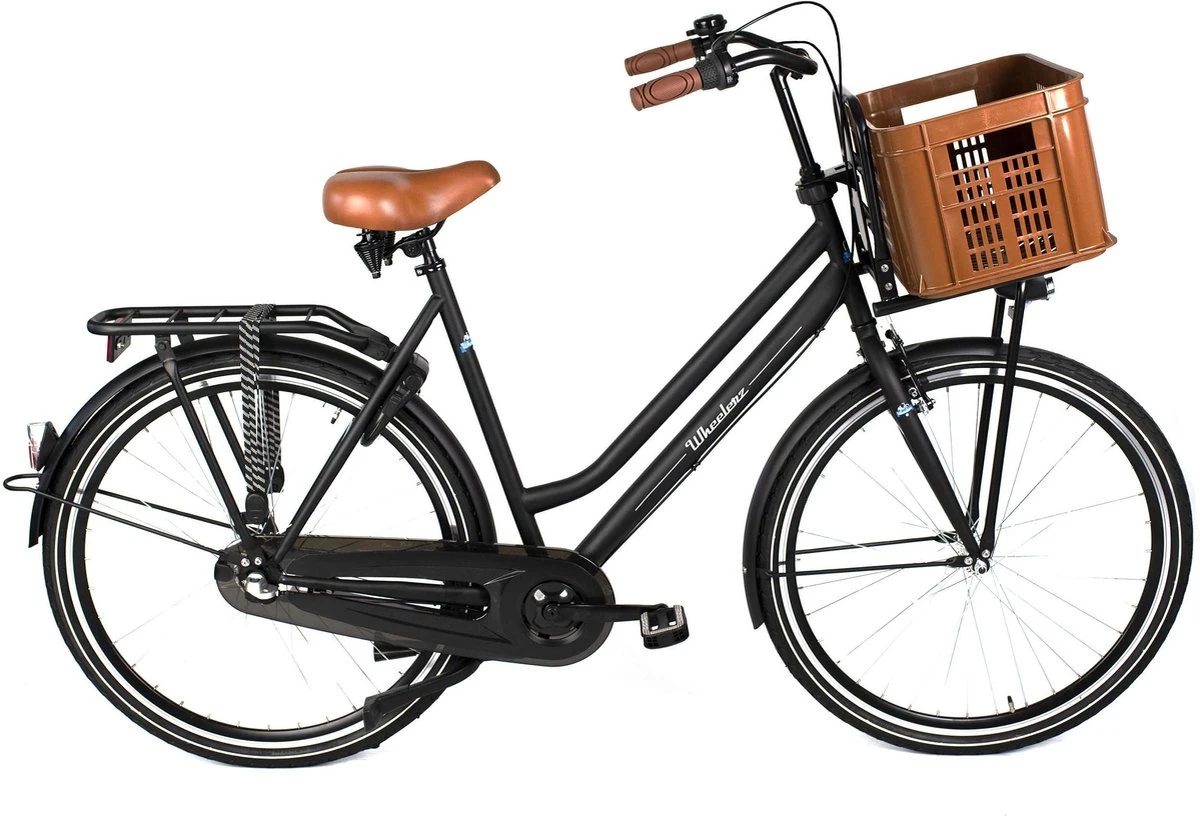 Wheelerz.nl Transportfiets 28 Inch 57 Cm Matzwart | Inclusief Krat 3 Wheelerz.nl Transportfiets 28 Inch 57 Cm Matzwart | Inclusief Krat
