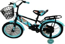 Kinderfiets - 16 Inch Kinderfiets -vanaf 4-7 Jaar Jongens En Meisjes Fietsen - Terugtrap -Rem -Stabilisatoren（2 Zijwieltjes）- Mandje - Achterbank - Groen -Professionele Winkel Voor Fietsuitrusting 1200x818 3