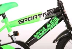 Volare Sportivo Kinderfiets - Jongens - 16 Inch - Neon Groen Zwart - 95% Afgemonteerd -Professionele Winkel Voor Fietsuitrusting 1200x830