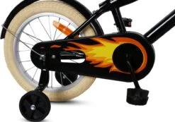 SJOEF Cruise Jongensfiets 16 Inch - Zwart -Professionele Winkel Voor Fietsuitrusting 1200x842