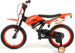 Volare Motorbike Kinderfiets - Jongens - 16 Inch - Oranje - 95% Afgemonteerd -Professionele Winkel Voor Fietsuitrusting 1200x845