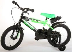 Volare Sportivo Kinderfiets - Jongens - 16 Inch - Neon Groen Zwart - 95% Afgemonteerd -Professionele Winkel Voor Fietsuitrusting 1200x864