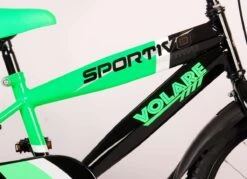 Volare Sportivo Kinderfiets - Jongens - 18 Inch - Neon Groen Zwart - 95% Afgemonteerd -Professionele Winkel Voor Fietsuitrusting 1200x872