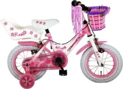 Volare Rose Kinderfiets - Meisjes - 12 Inch - Roze - 2 Handremmen -Professionele Winkel Voor Fietsuitrusting 1200x876 1