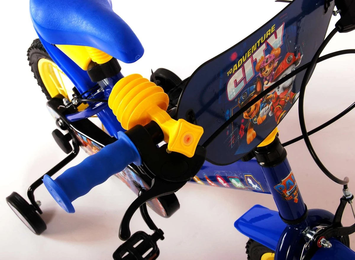 Volare Paw Patrol The Movie Kinderfiets - Jongens - 14 Inch - Blauw - Twee Handremmen 17 Volare Paw Patrol The Movie Kinderfiets - Jongens - 14 Inch - Blauw - Twee Handremmen - Afbeelding 15