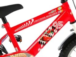 Volare Disney Cars Kinderfiets - Jongens - 16 Inch - Rood -Professionele Winkel Voor Fietsuitrusting 1200x904