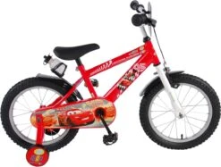 Volare Disney Cars Kinderfiets - Jongens - 16 Inch - Rood -Professionele Winkel Voor Fietsuitrusting 1200x909