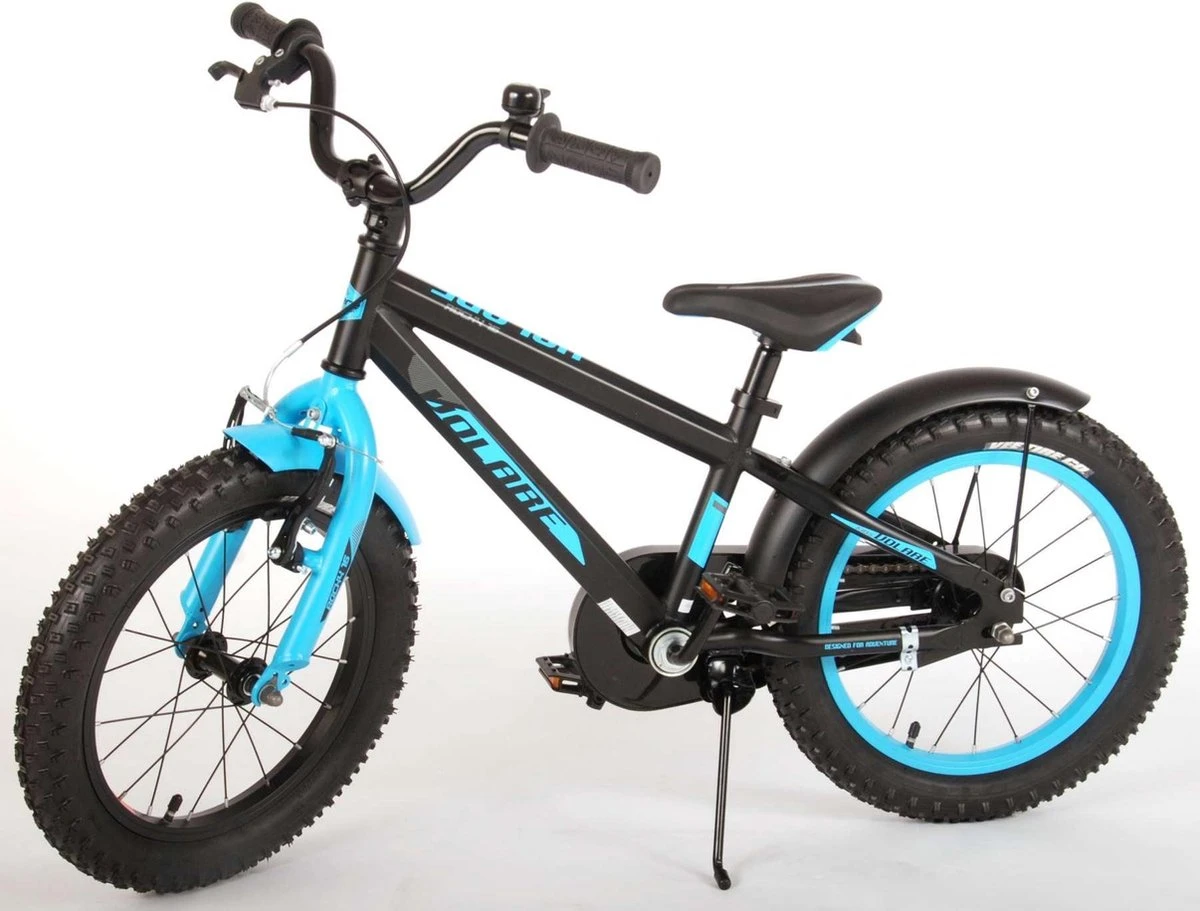 Volare Rocky Kinderfiets - 16 Inch - Zwart Blauw - 95% Afgemonteerd - Prime Collection 17 Volare Rocky Kinderfiets - 16 Inch - Zwart Blauw - 95% Afgemonteerd - Prime Collection - Afbeelding 15