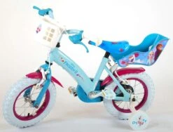 Volare Disney Frozen 2 Kinderfiets - Meisjes - 12 Inch - Blauw/Paars - Twee Handremmen -Professionele Winkel Voor Fietsuitrusting 1200x914