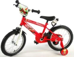 Volare Disney Cars Kinderfiets - Jongens - 16 Inch - Rood -Professionele Winkel Voor Fietsuitrusting 1200x918