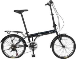 Wheelerz.nl Vouwfiets 20 Inch - 6 Speed Shimano - Zwart