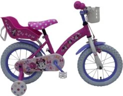 Volare Disney Minnie Cutest Ever! - Kinderfiets - Meisjes - 14 Inch - Roze -Professionele Winkel Voor Fietsuitrusting 1200x934