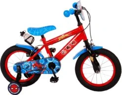 Spider-Man Kinderfiets - Jongens - 14 Inch - Rood/Blauw - Twee Handremmen