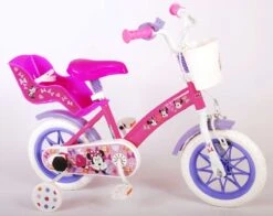 Disney Minnie Cutest Ever! Kinderfiets - Meiden - 12 Inch - Roze - Doortrapper -Professionele Winkel Voor Fietsuitrusting 1200x953