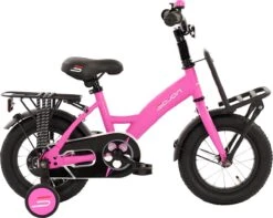 Sajan Kinderfiets - 12 Inch - Mat-Roze - Meisjesfiets -Professionele Winkel Voor Fietsuitrusting 1200x957