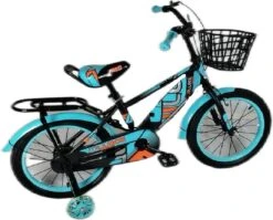 Kinderfiets - 16 Inch Kinderfiets -vanaf 4-7 Jaar Jongens En Meisjes Fietsen - Terugtrap -Rem -Stabilisatoren（2 Zijwieltjes）- Mandje - Achterbank - Groen -Professionele Winkel Voor Fietsuitrusting 1200x968 3