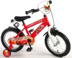 Volare Disney Cars Kinderfiets - Jongens - 14 Inch - Rood -Professionele Winkel Voor Fietsuitrusting 1200x969