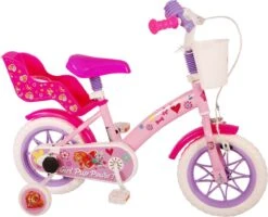 Volare Paw Patrol Kinderfiets - Meiden - 12 Inch - Roze - Doortrapper -Professionele Winkel Voor Fietsuitrusting 1200x974