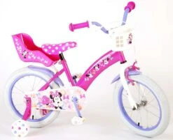 Disney Minnie Cutest Ever! Kinderfiets - Meisjes - 16 Inch - Roze -Professionele Winkel Voor Fietsuitrusting 1200x977