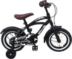 Volare Black Cruiser Kinderfiets - Jongens - 12 Inch - Zwart - 2 Handremmen -Professionele Winkel Voor Fietsuitrusting 1200x978