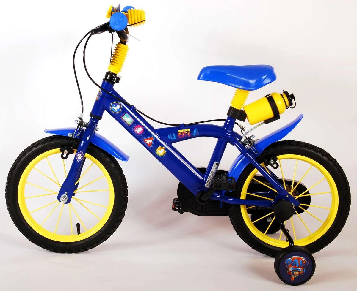 Volare Paw Patrol The Movie Kinderfiets - Jongens - 14 Inch - Blauw - Twee Handremmen 16 Volare Paw Patrol The Movie Kinderfiets - Jongens - 14 Inch - Blauw - Twee Handremmen - Afbeelding 14