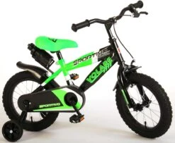 Volare Sportivo Kinderfiets - Jongens - 18 Inch - Neon Groen Zwart - 95% Afgemonteerd -Professionele Winkel Voor Fietsuitrusting 1200x985